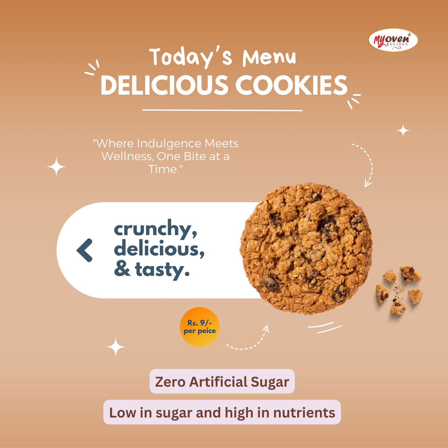 Handmade Oatmeal Cookies 400 gm