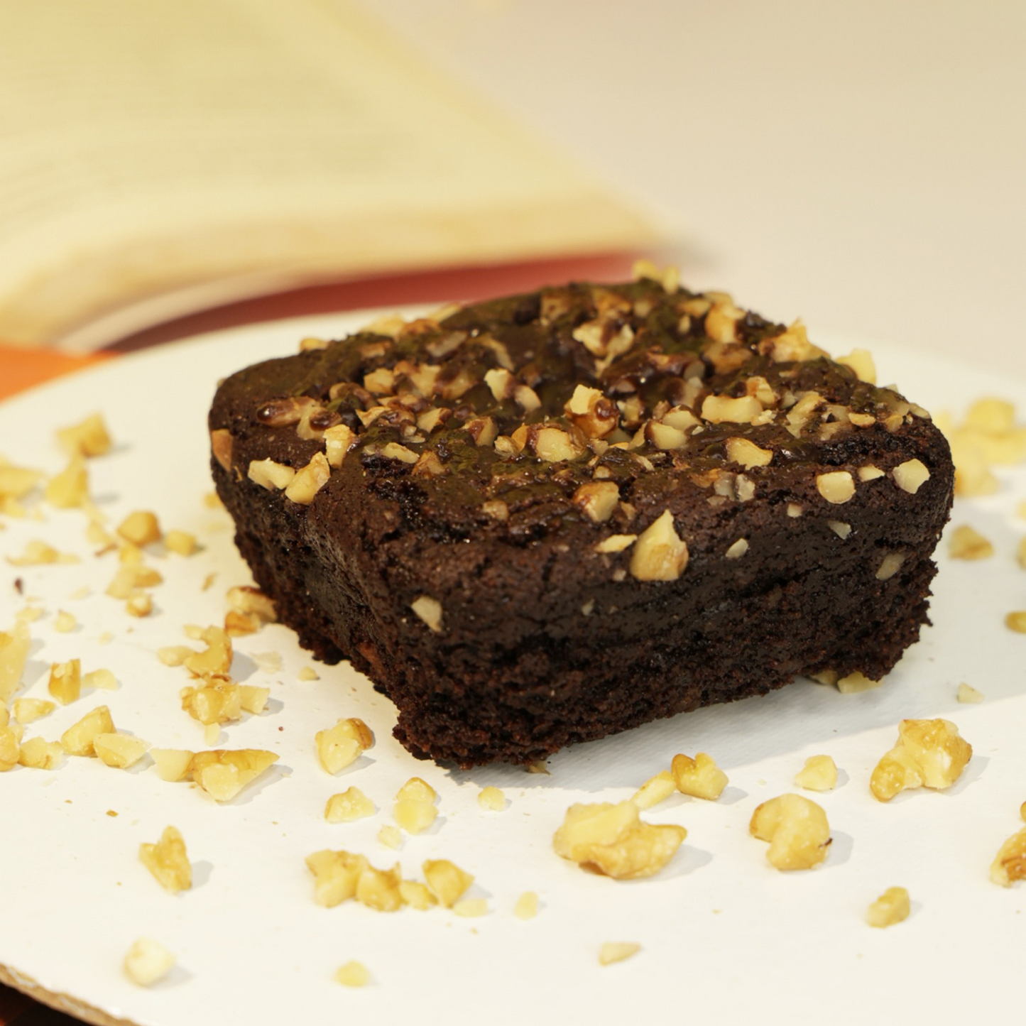 Walnut brownie ( Whole Wheat Flour With Jaggery )